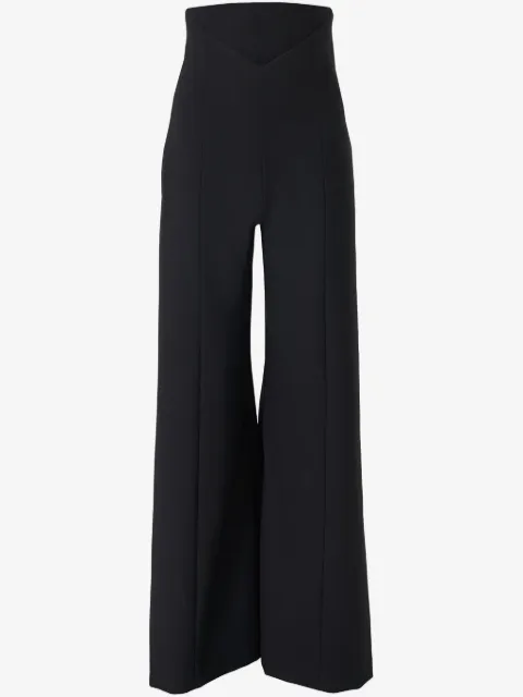 Carolina Herrera Calça wide leg com cintura v