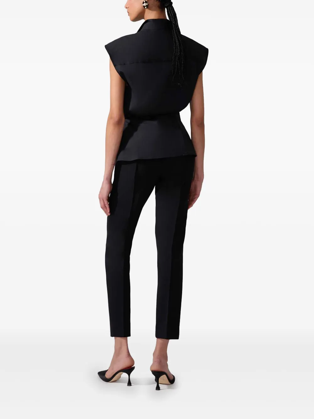 Carolina Herrera Wikkeltop Zwart