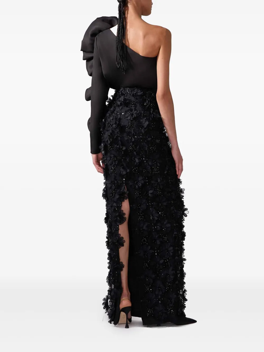 Carolina Herrera Asymmetrische top Zwart