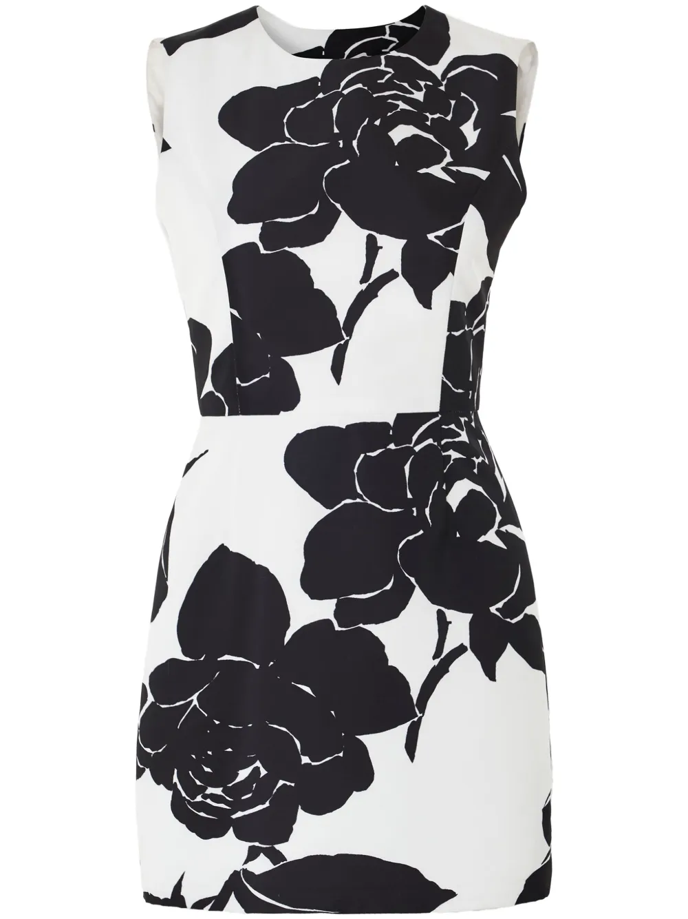 Carolina Herrera Mini-jurk met bloemenprint Wit