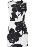 Carolina Herrera floral-print mini dress - White