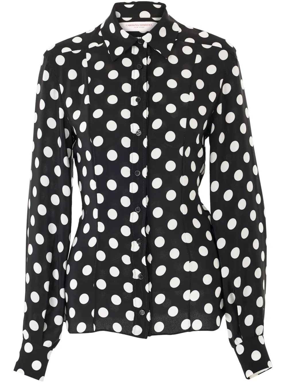 Carolina Herrera Blouse met stippen Zwart