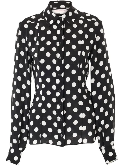 Carolina Herrera polka-dot shirt 