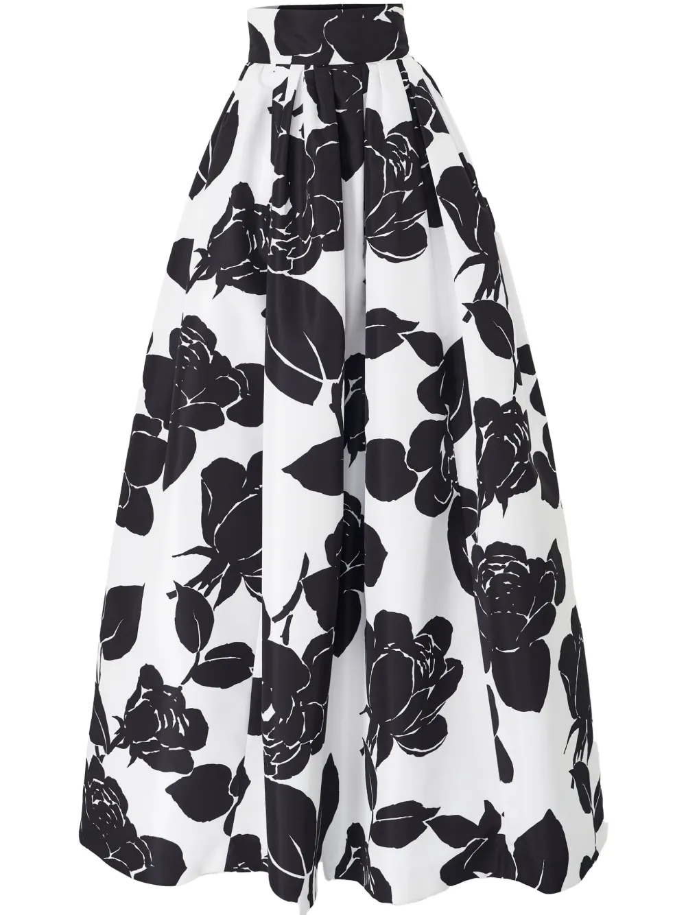 Carolina Herrera Rok met bloemenprint Wit