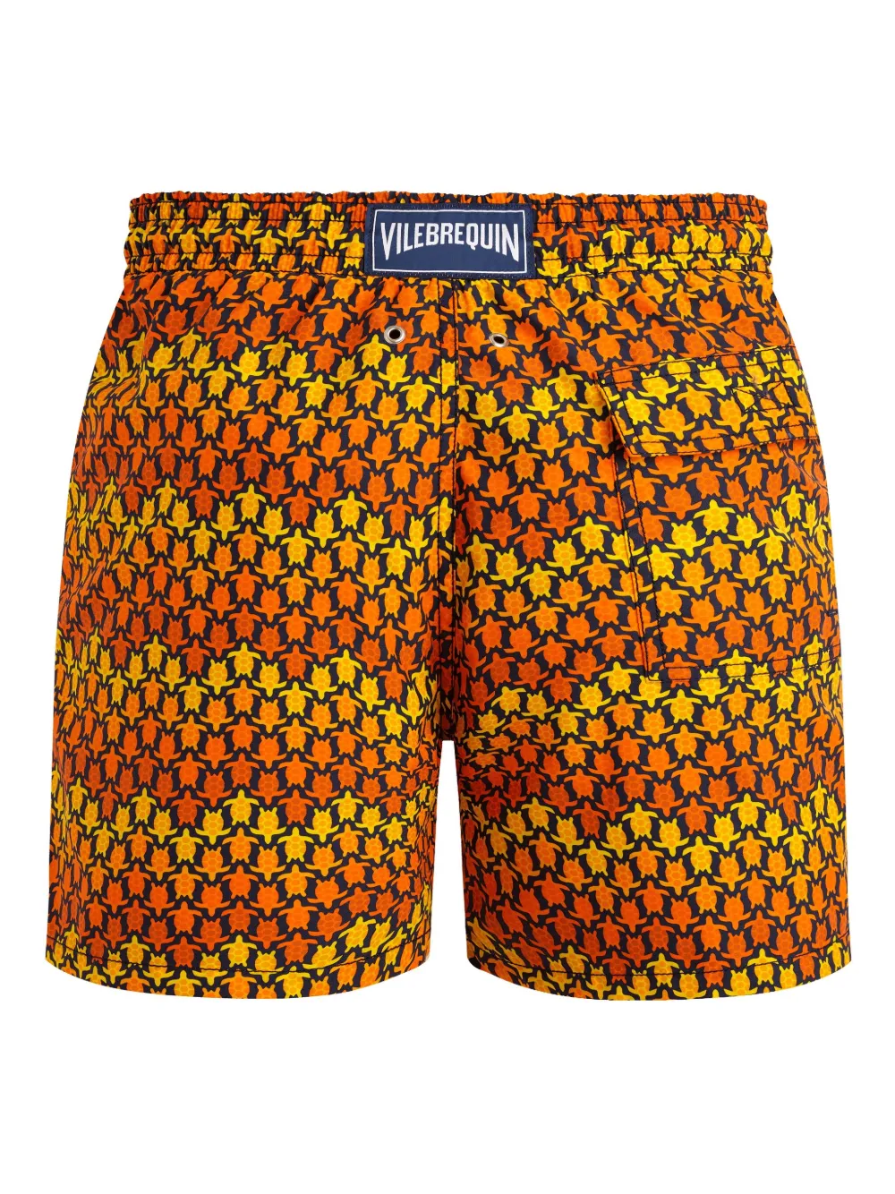 Vilebrequin Herringbones Turtles swim shorts - Oranje