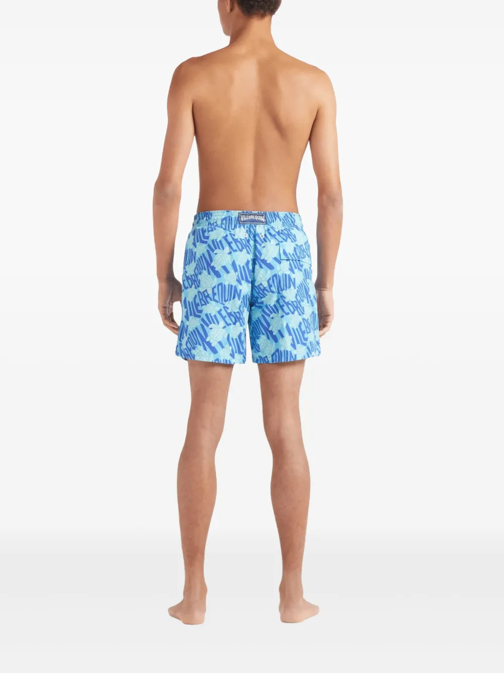Vilebrequin Zwembroek met print Blauw
