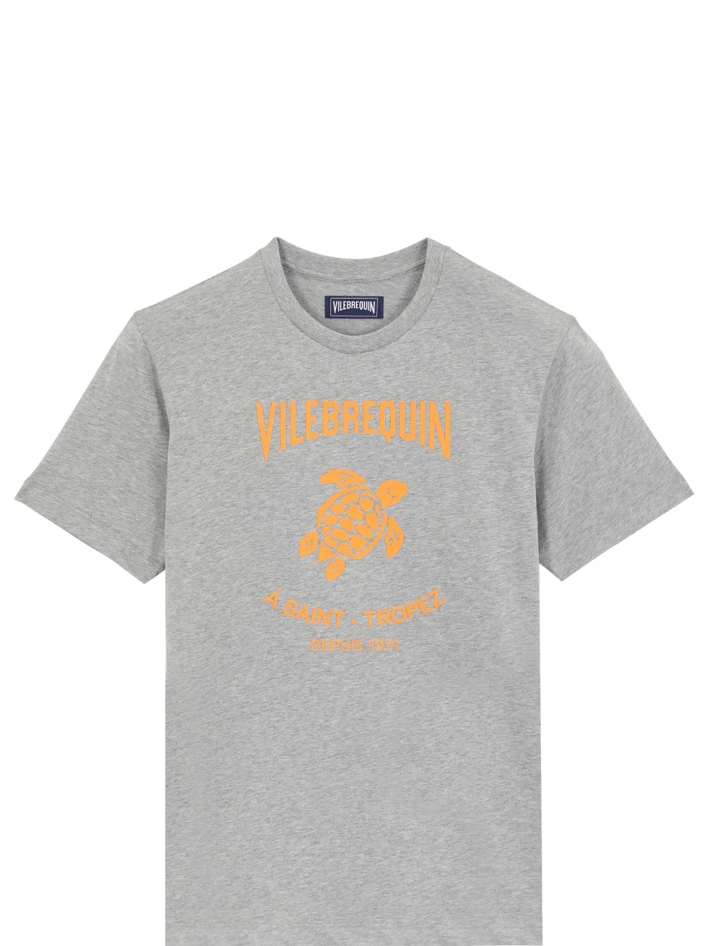 Vilebrequin Logo-print T-shirt In Grey