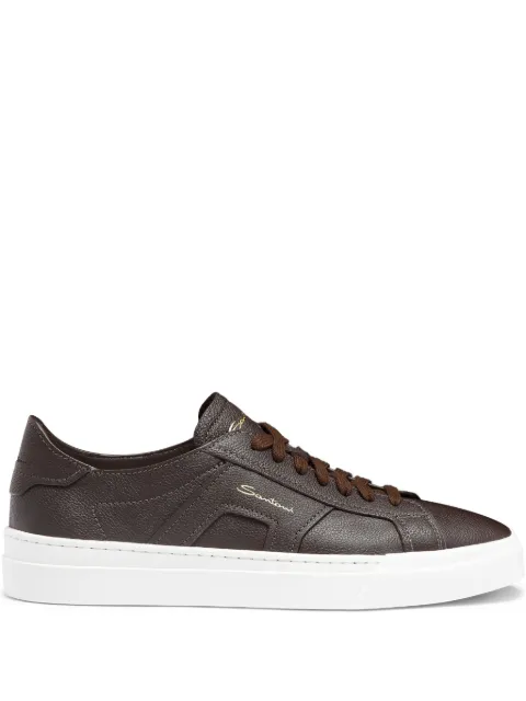 Santoni Double Buckle sneakers
