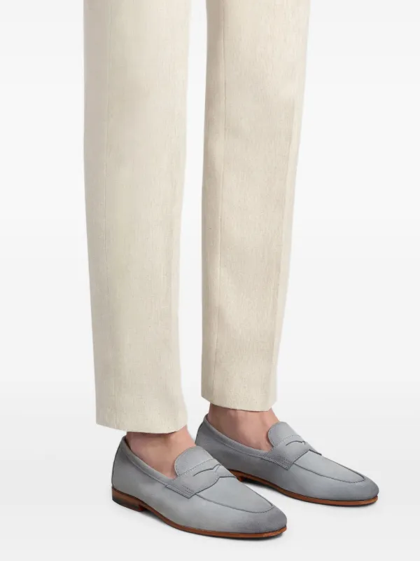 Santoni Carlo ローファー | ブルー | FARFETCH JP