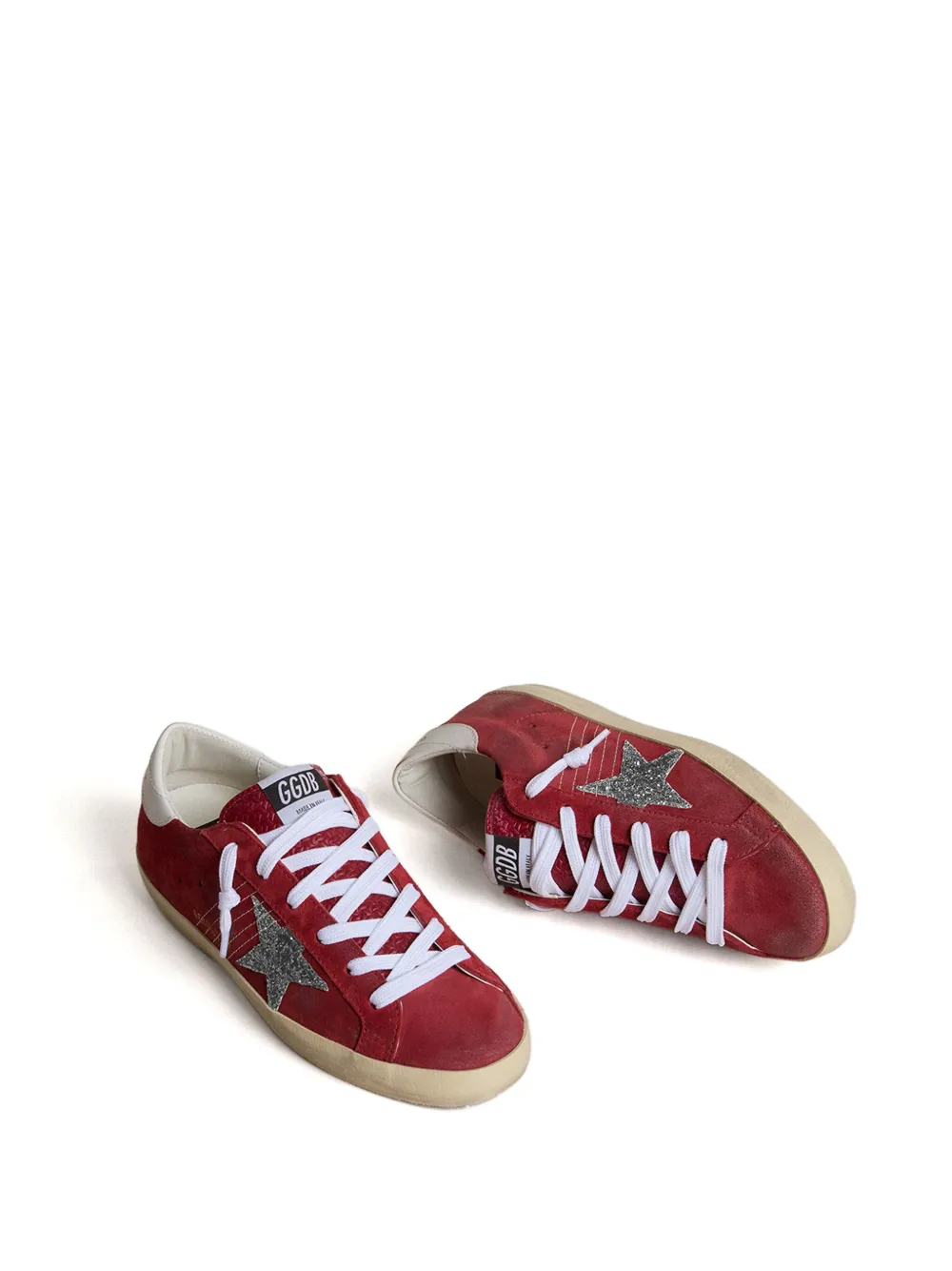 Golden Goose Super Star Sneakers In Rot