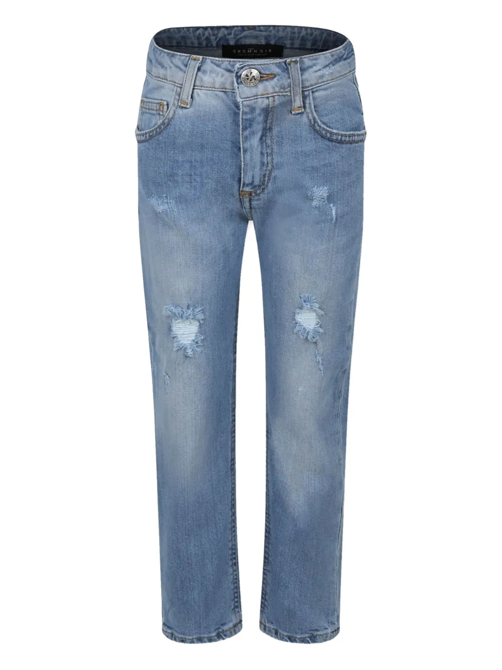 John Richmond Junior straight-leg jeans - Blu