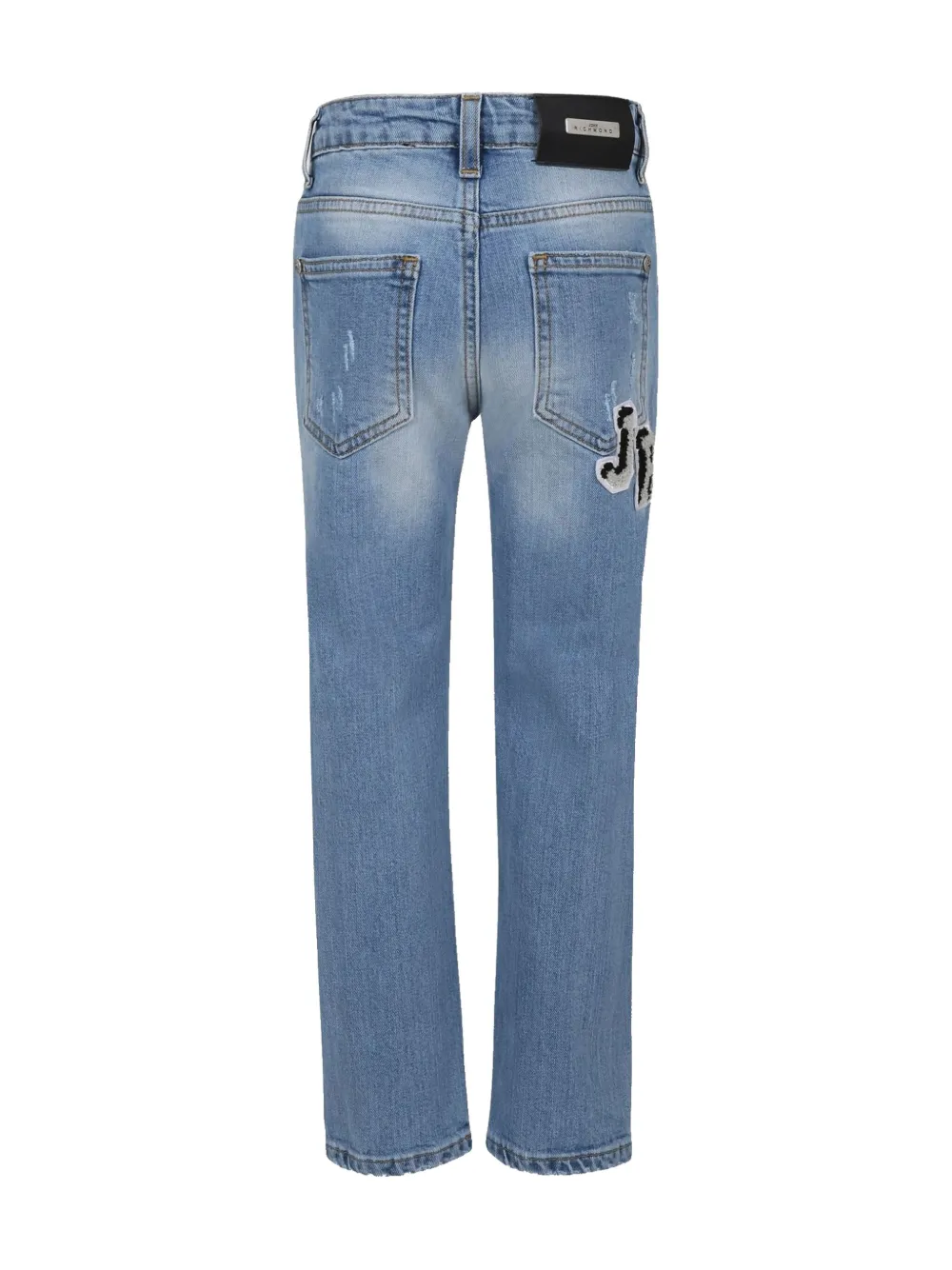 John Richmond Junior straight-leg jeans - Blauw