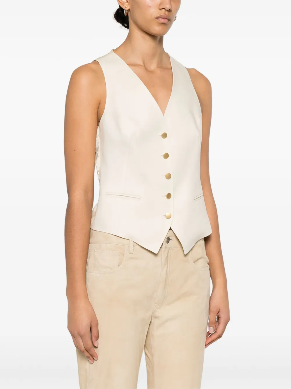 Tagliatore Giselle gilet Beige