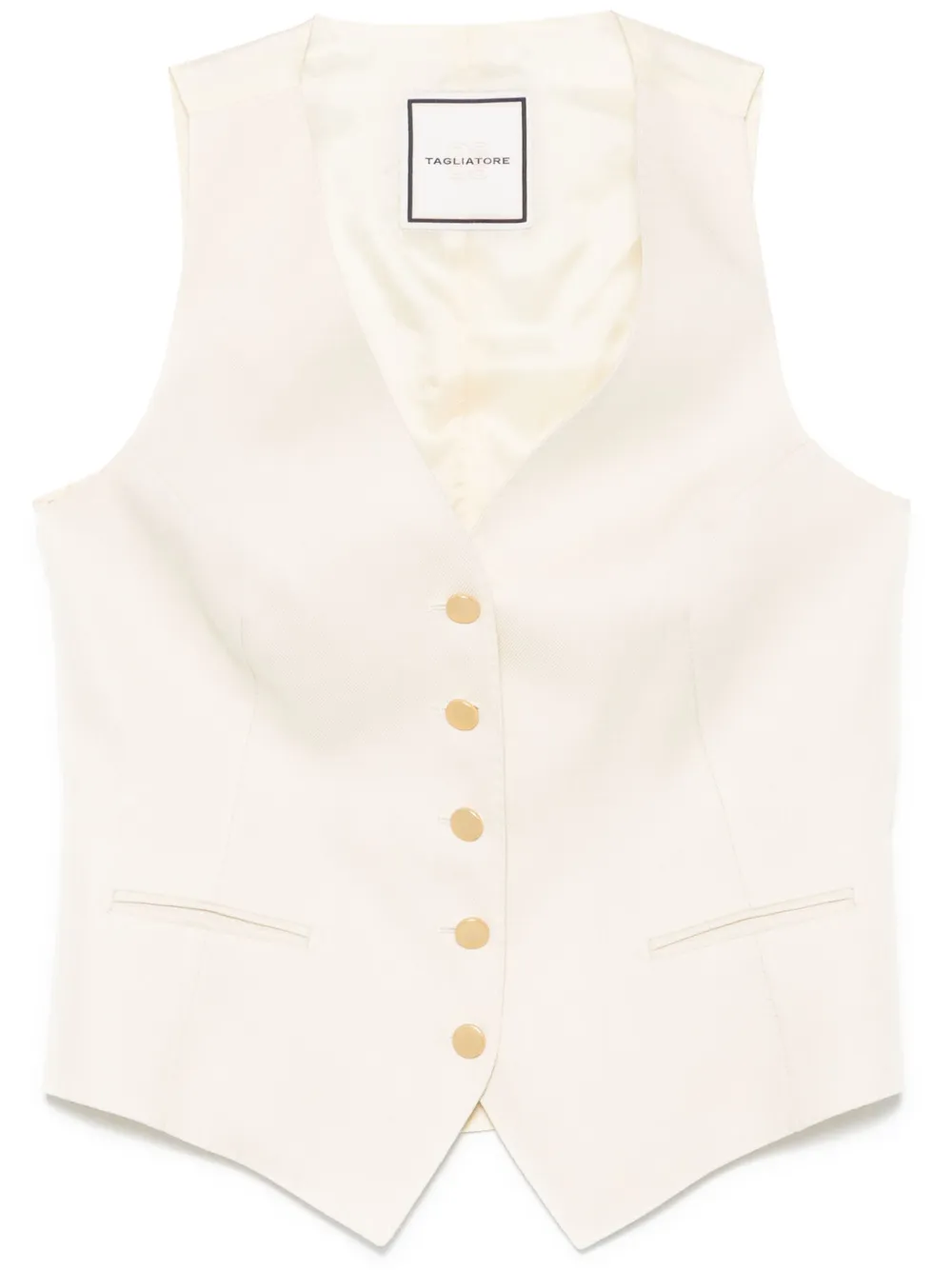 Tagliatore Giselle gilet Beige