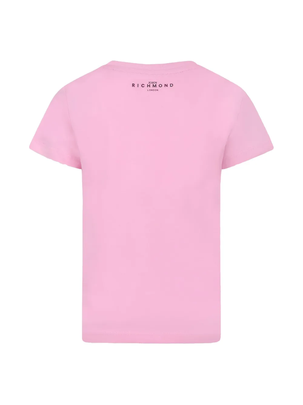 John Richmond Junior logo-print T-shirt - Roze