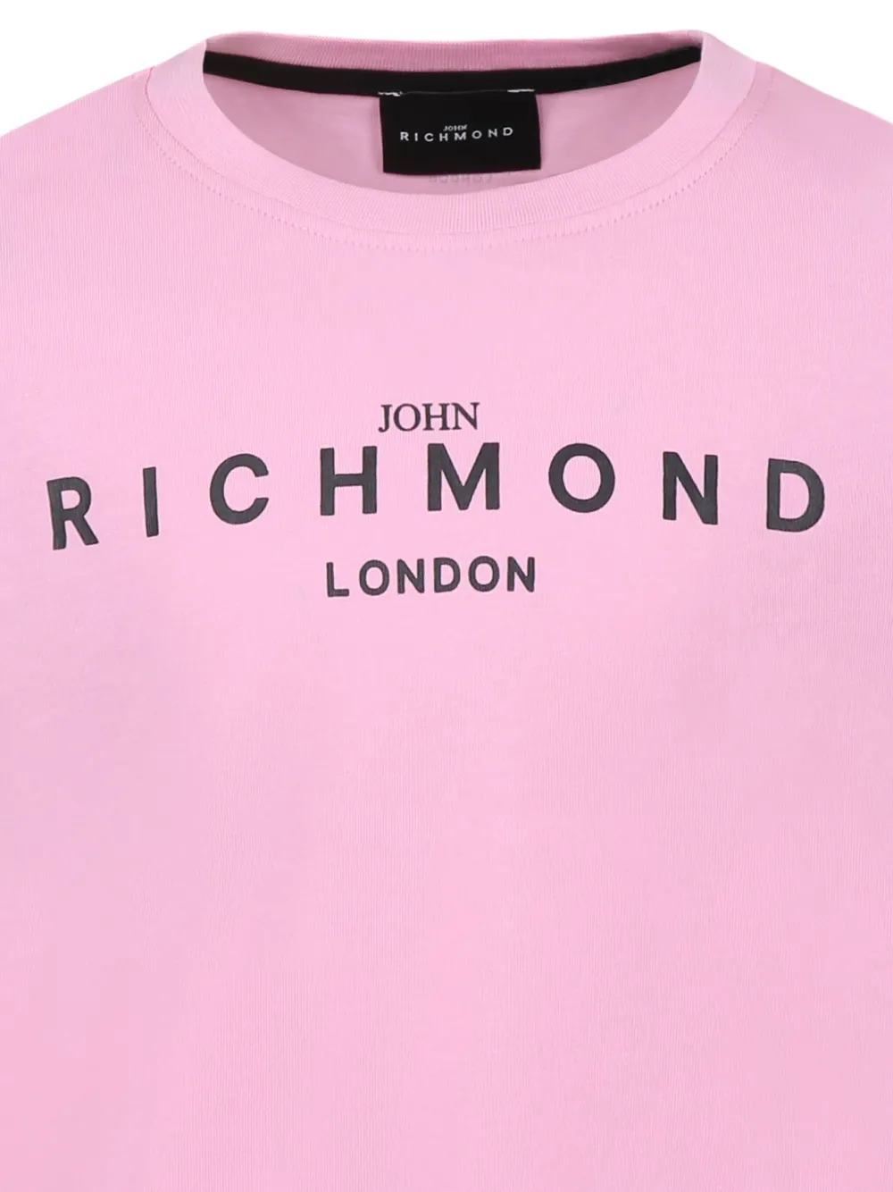 John Richmond Junior T-shirt met logoprint Roze