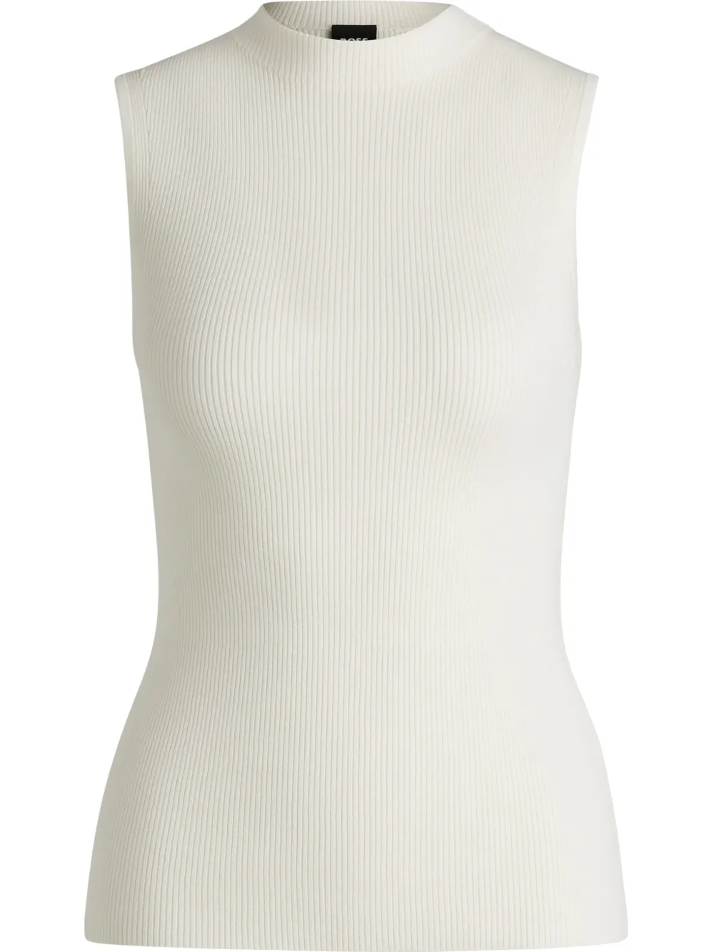 BOSS Top a coste - Bianco