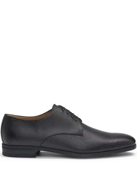 BOSS Sapato derby de couro