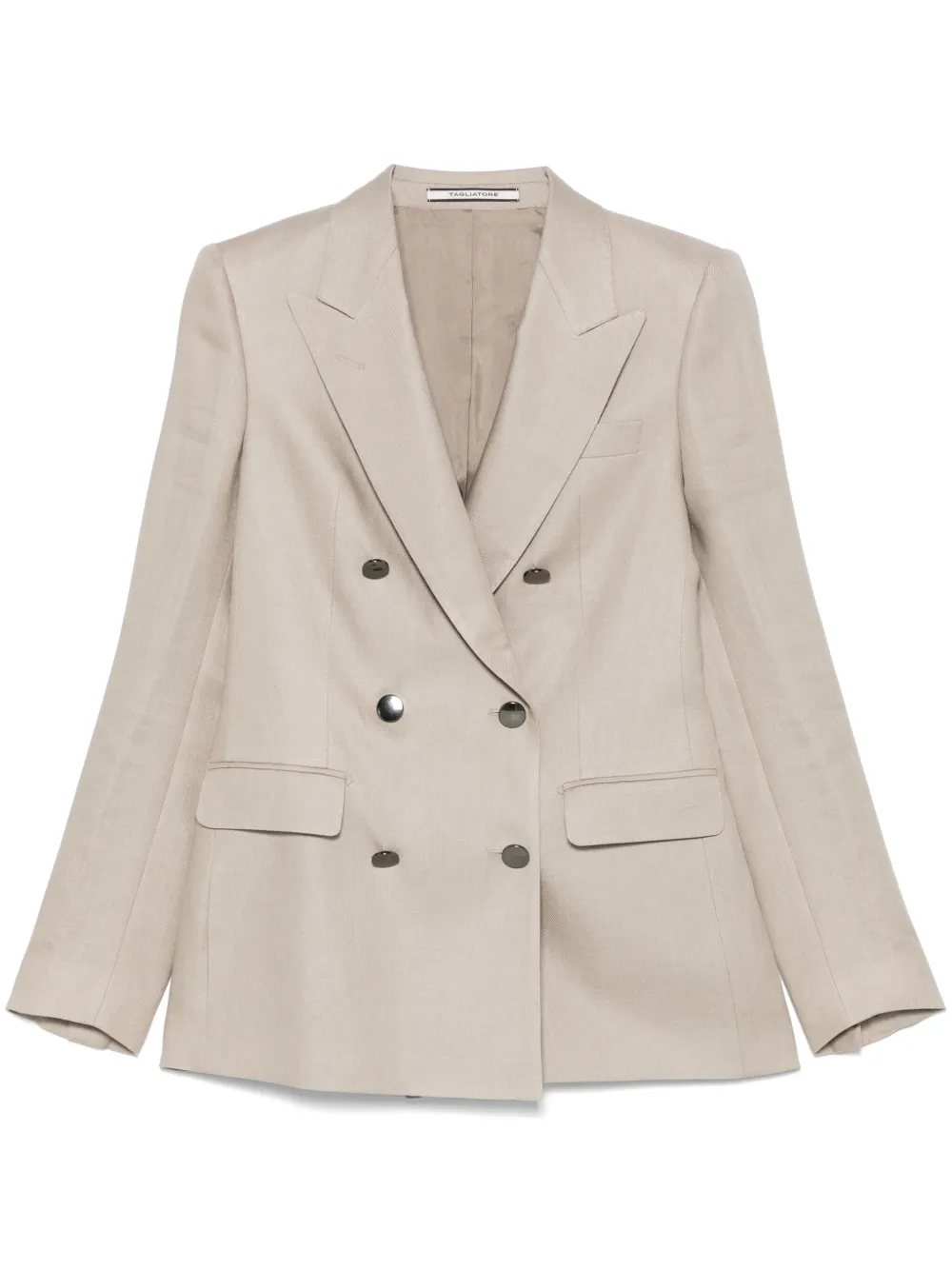 Tagliatore Blazer met dubbele rij knopen Bruin