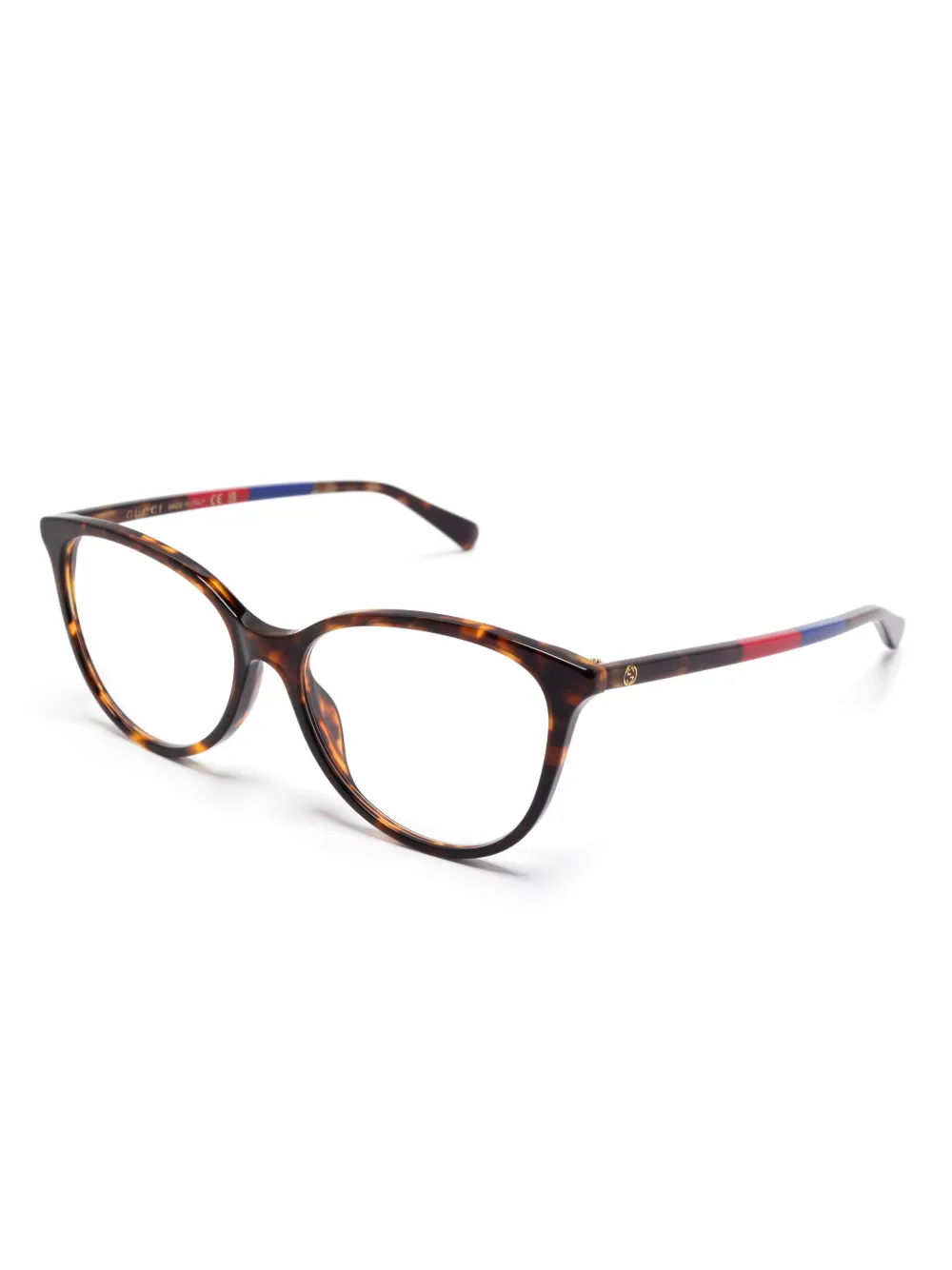 Gucci Eyewear Bril met cat-eye montuur - Bruin