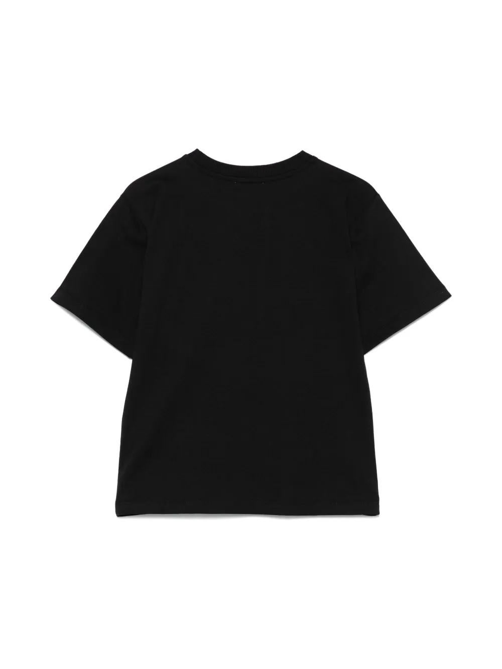 Moschino Kids T-shirt met logoprint - Zwart