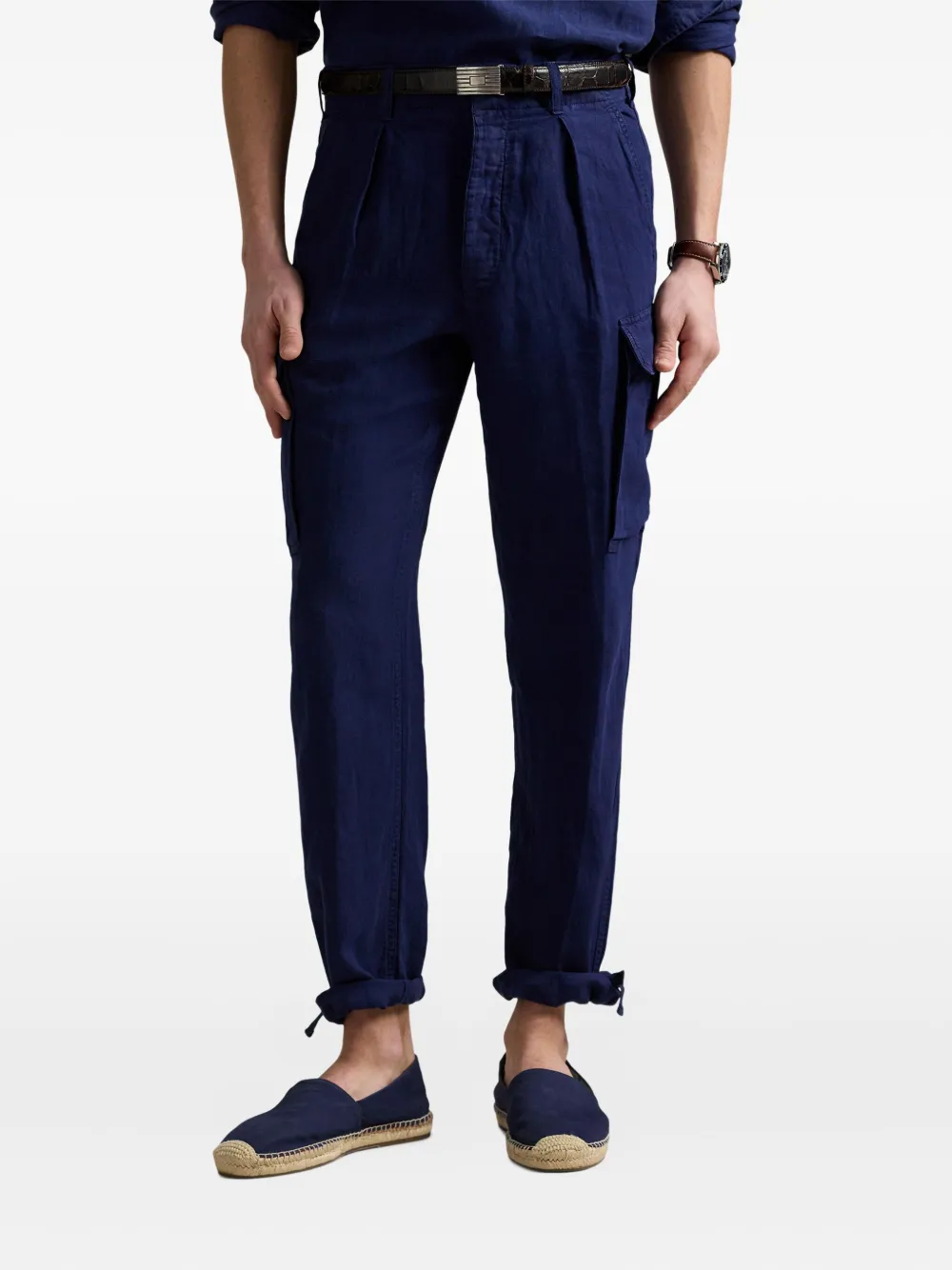 Polo Ralph Lauren Linnen broek Blauw
