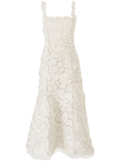 Carolina Herrera embroidered midi dress