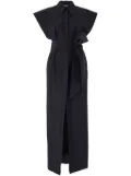 Carolina Herrera cap-sleeve gown - Black