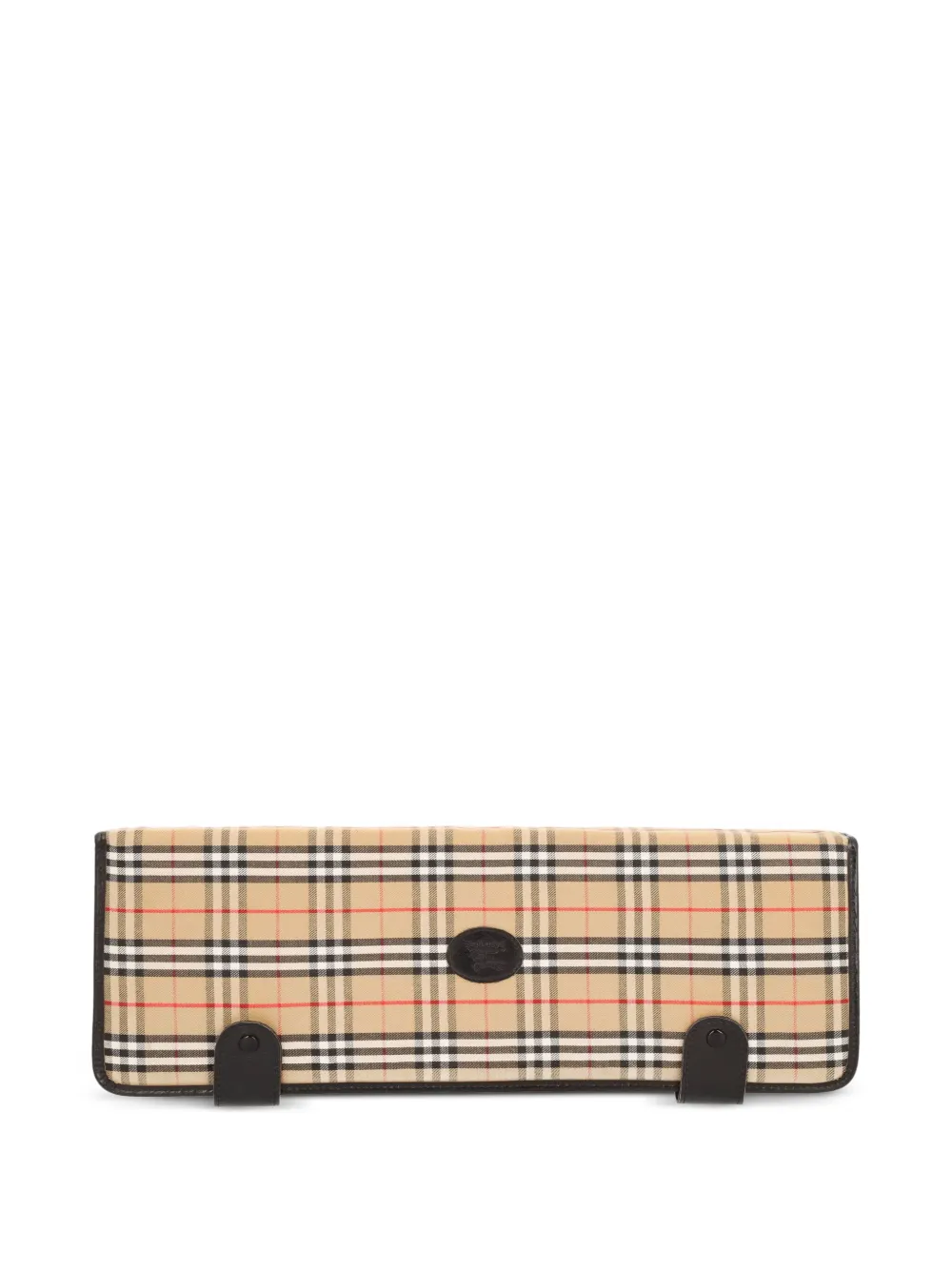 Burberry Pre-Owned checked tie holder | Brown | Image 1