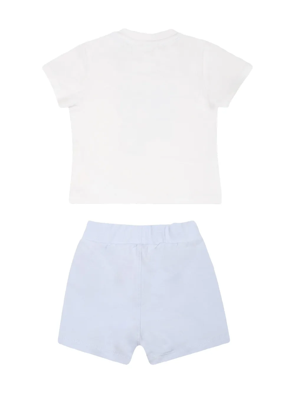 BOSS Kidswear logo t-shirt and shorts set - Wit