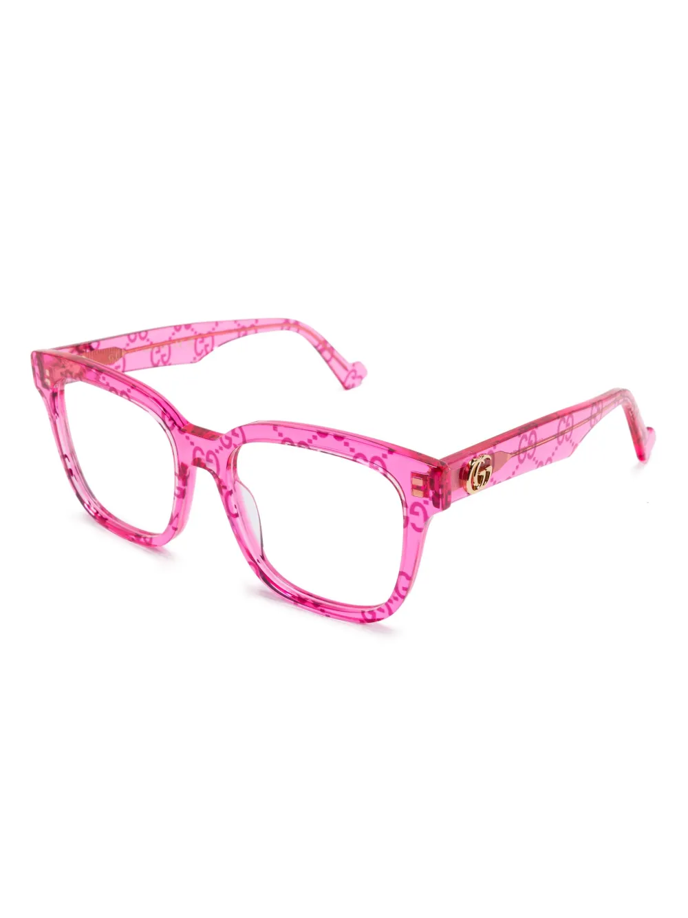 Gucci Eyewear Bril met GG-logo - Roze