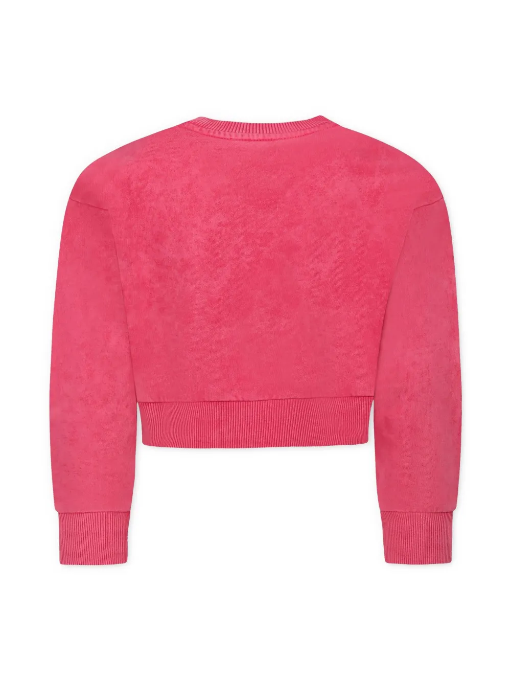 Diesel Kids logo cropped sweatshirt - Roze