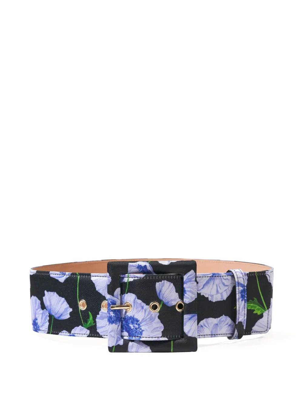 Carolina Herrera Riem met bloemenprint Zwart