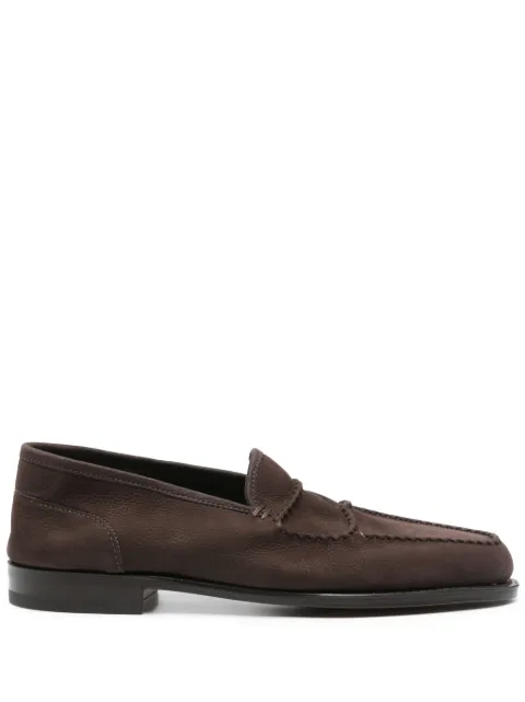 John Lobb suede loafers 