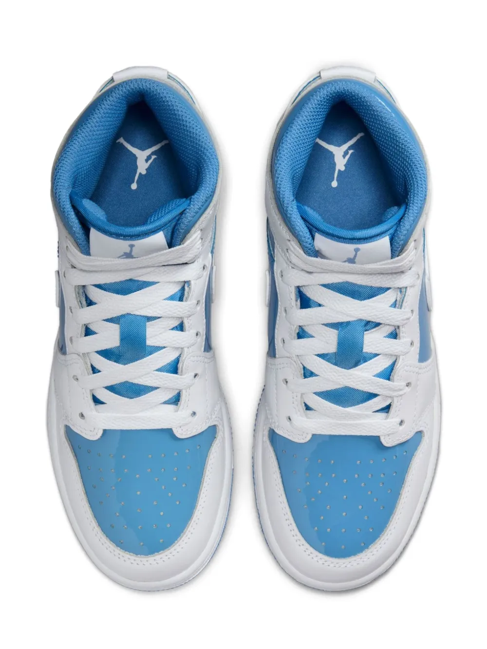 Jordan Kids Jordan 1 Mid "White Legend Blue" sneakers