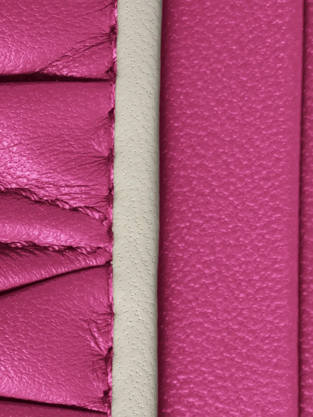 Miu Leren pasjeshouder Roze