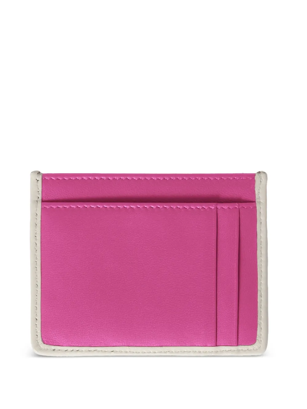 Miu Miu matelassé leather card holder - Roze