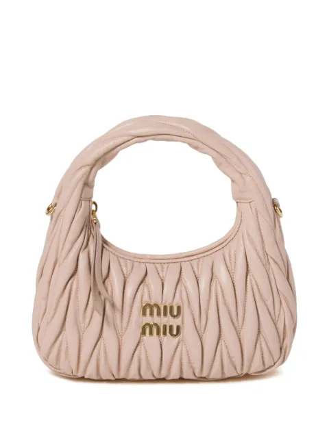 Miu Miu Wander matelassé tote bag