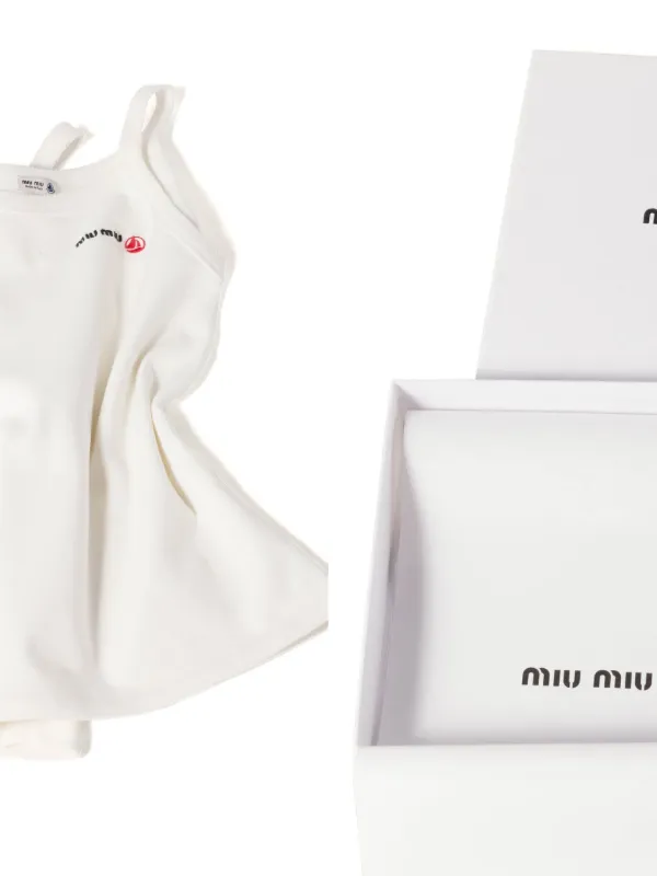Miu Miu x Petit Bateau タンクトップ | ホワイト | FARFETCH JP