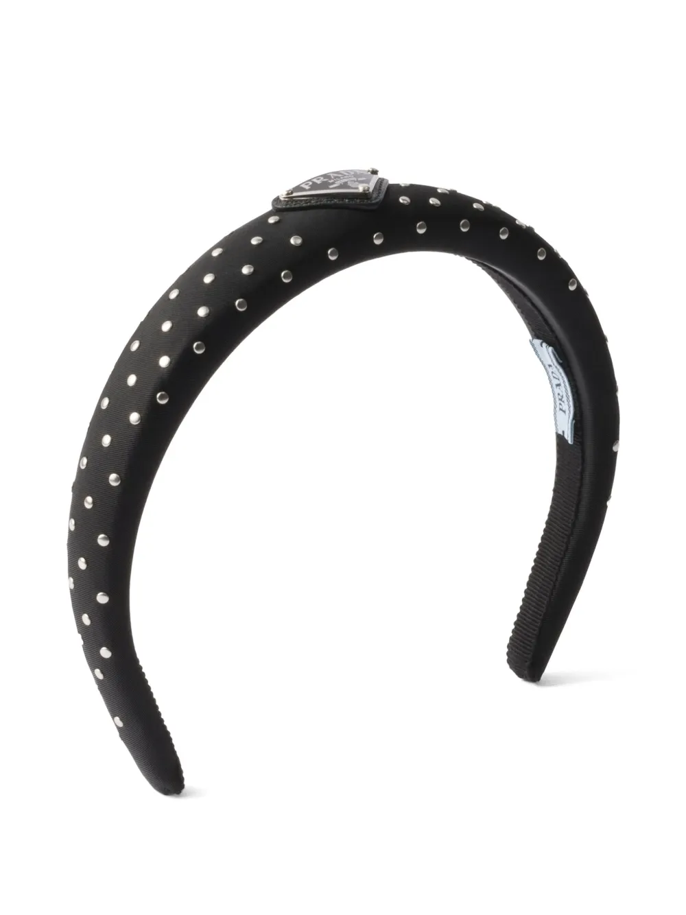 Prada Haarband met studs Zwart