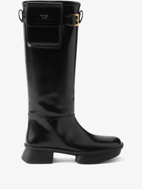 Prada 40mm pouch boots