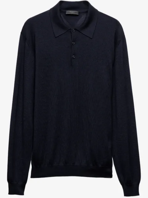 Prada buttoned polo shirt