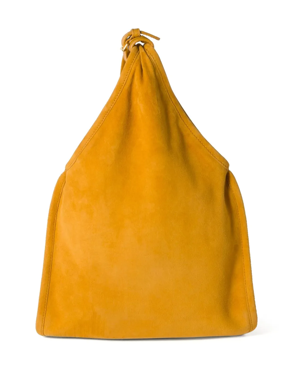 Miu Leren shopper Bruin