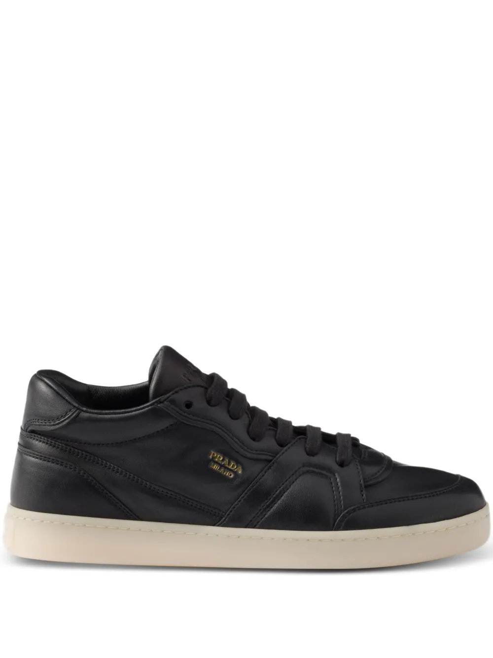 Prada leather sneakers - Black