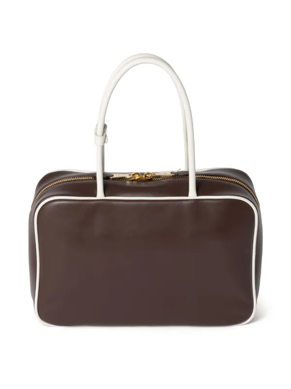 Miu Miu Beau Tote Bag | Brown | FARFETCH