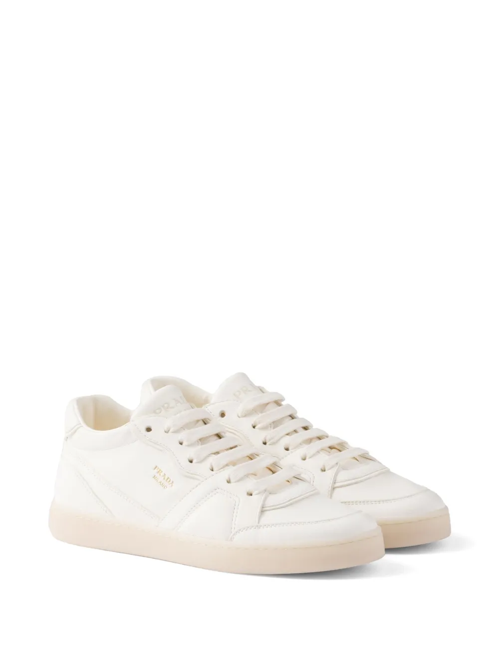 Prada Leren sneakers Beige