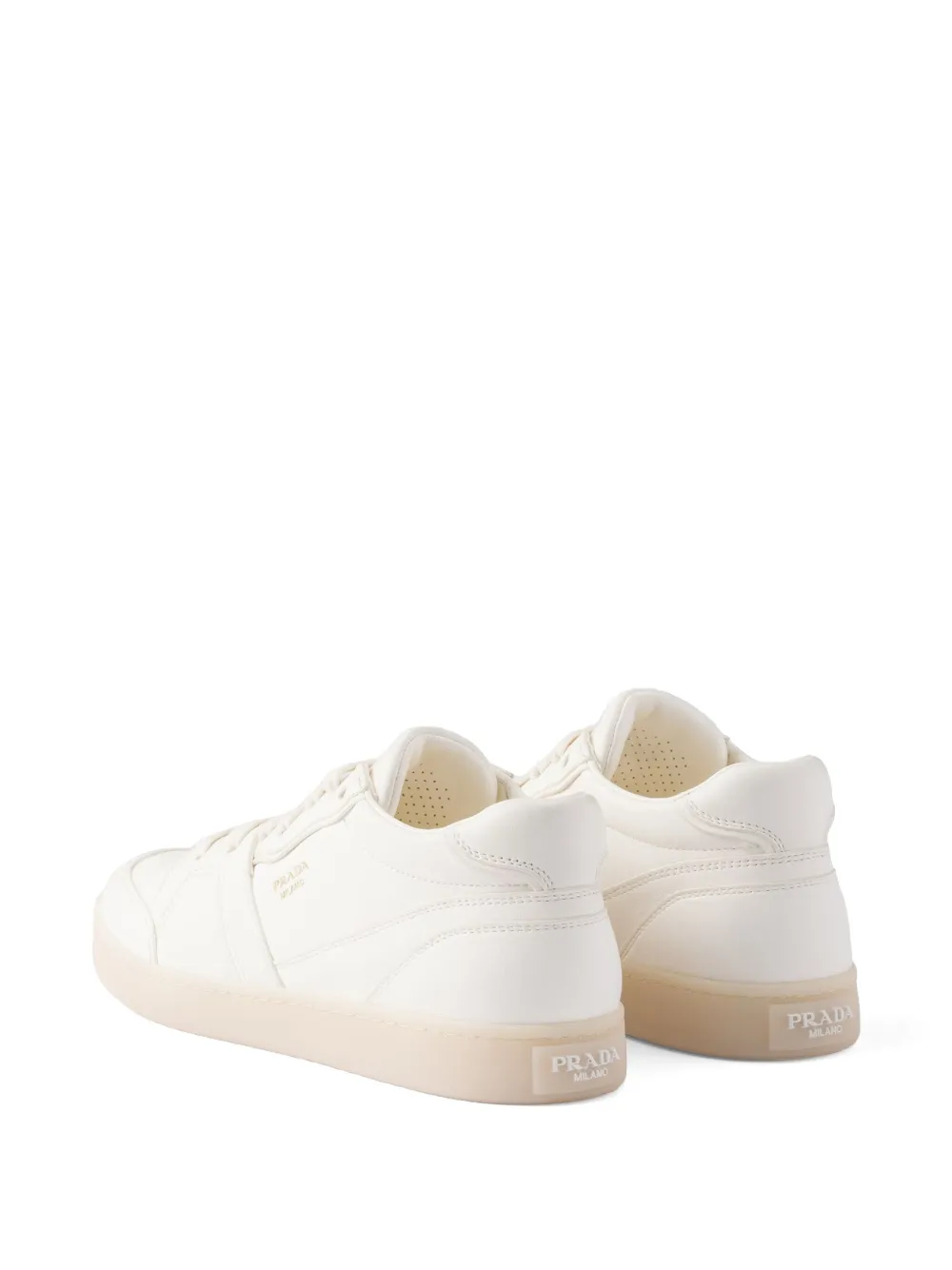 Prada Leren sneakers Beige