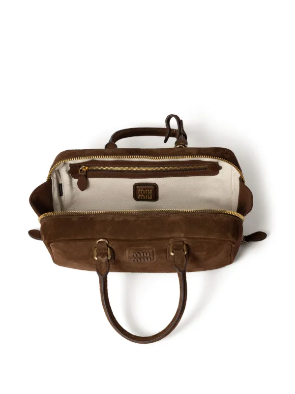 MiuMiu | 正規品/関税送料込み ARCADIE TOTE BAG Miu Miu Arcadie Tote Bag | Brown | FARFETCH ID