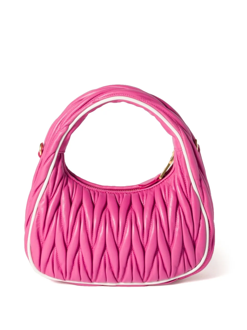 Miu Miu Wander matelassé shopper - Roze