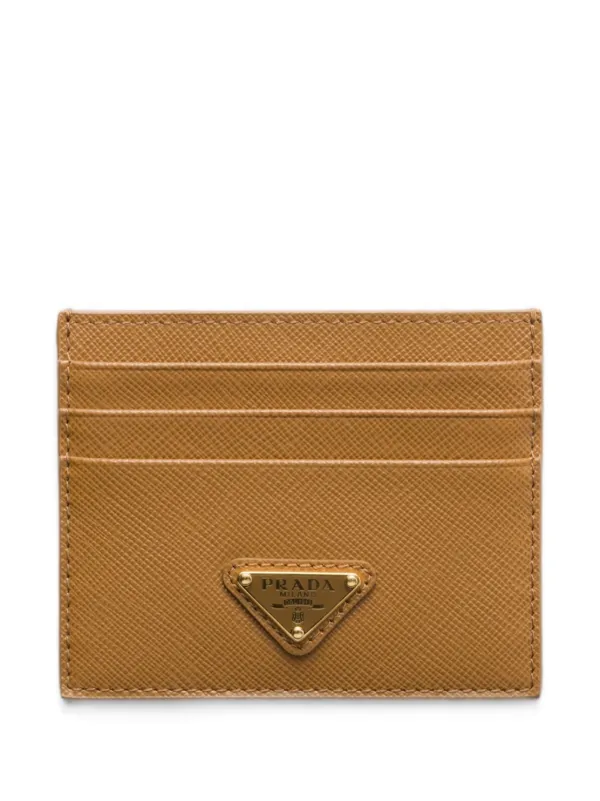 Prada サフィアーノ カードケース | オレンジ | FARFETCH JP